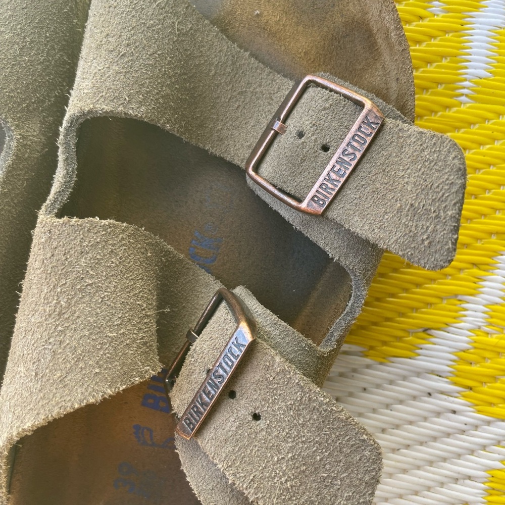 Womens Suede Arizona Birkenstocks - Size 39